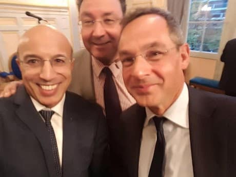 Avec le Président de la compagnie des Commissaires aux Comptes de Paris